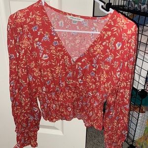 Floral print top